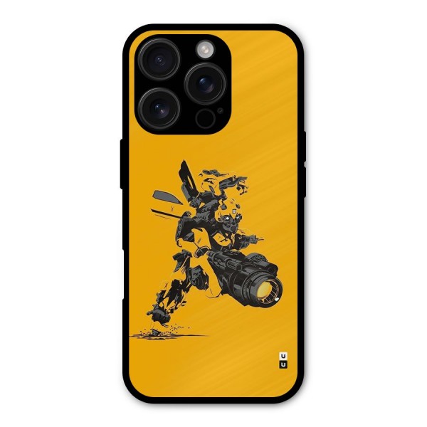 Bumblebee Metal Back Case for iPhone 16 Pro