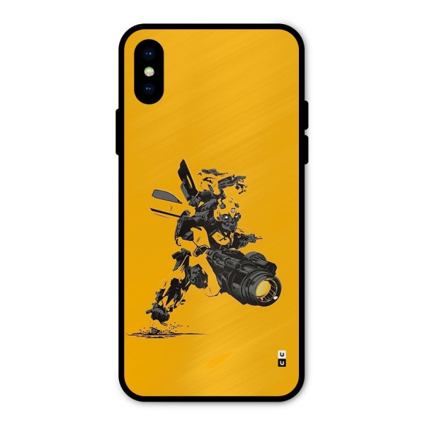 Bumblebee Metal Back Case for iPhone X