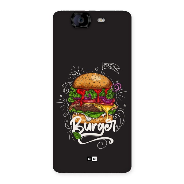 Burger Lover Back Case for Canvas Knight A350