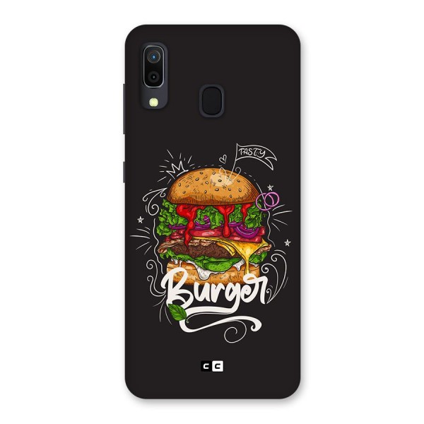 Burger Lover Back Case for Galaxy A20