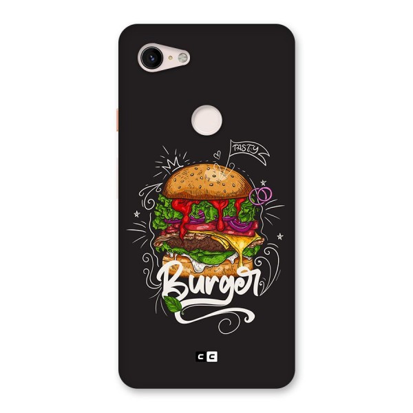 Burger Lover Back Case for Google Pixel 3 XL