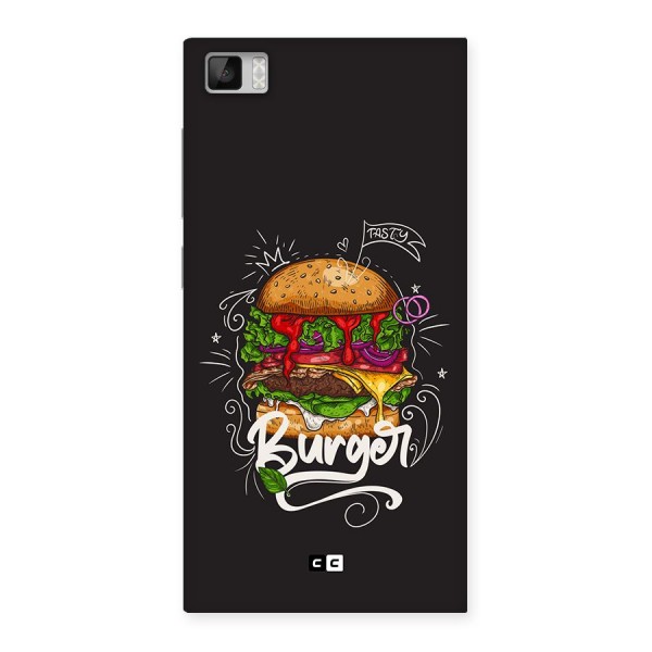 Burger Lover Back Case for Mi3