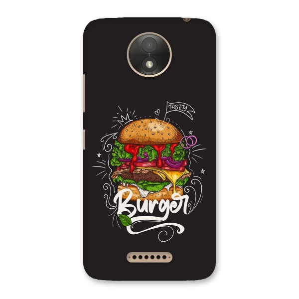 Burger Lover Back Case for Moto C Plus