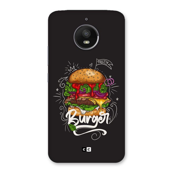 Burger Lover Back Case for Moto E4 Plus