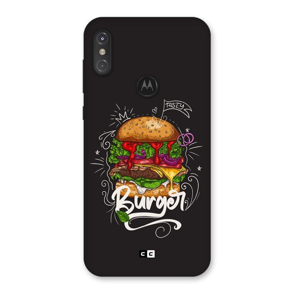 Burger Lover Back Case for Motorola One Power