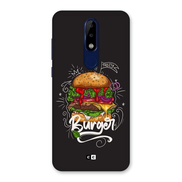 Burger Lover Back Case for Nokia 5.1 Plus