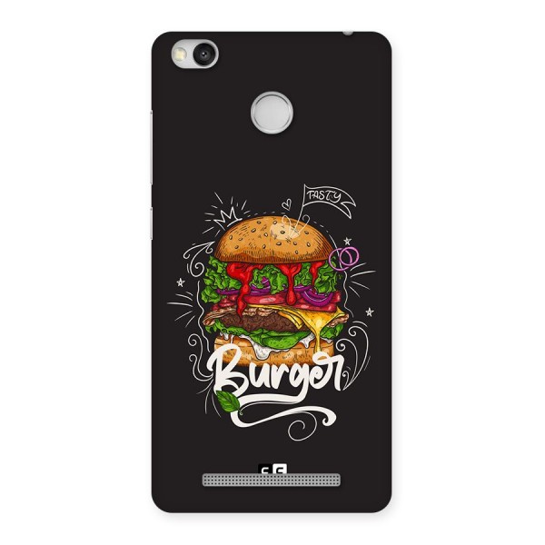 Burger Lover Back Case for Redmi 3S Prime