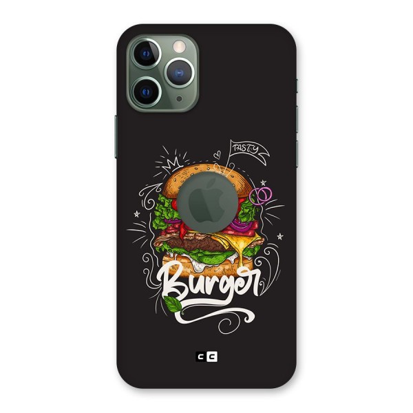 Burger Lover Back Case for iPhone 11 Pro Logo Cut