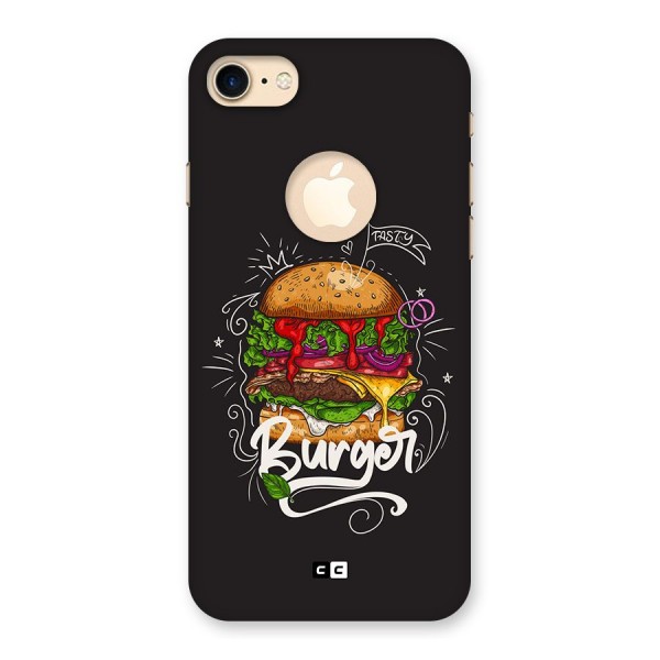 Burger Lover Back Case for iPhone 8 Logo Cut