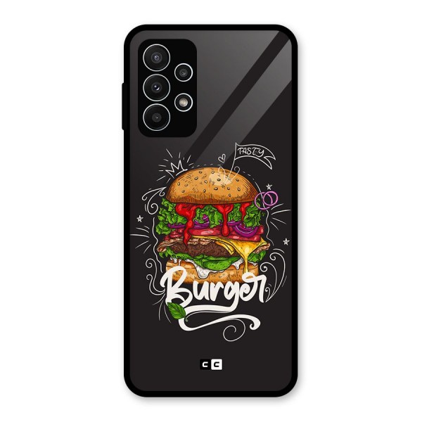 Burger Lover Glass Back Case for Galaxy A23