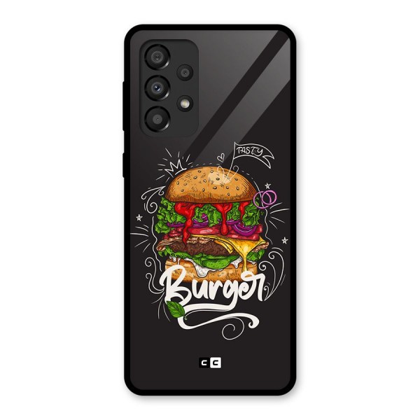 Burger Lover Glass Back Case for Galaxy A33 5G