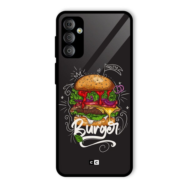 Burger Lover Glass Back Case for Galaxy F23