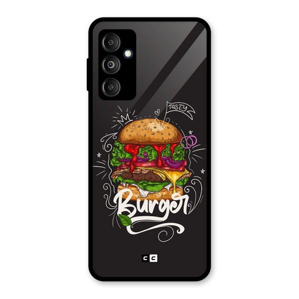 Burger Lover Glass Back Case for Galaxy M14 5G