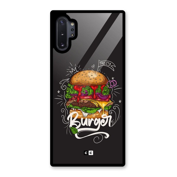 Burger Lover Glass Back Case for Galaxy Note 10 Plus