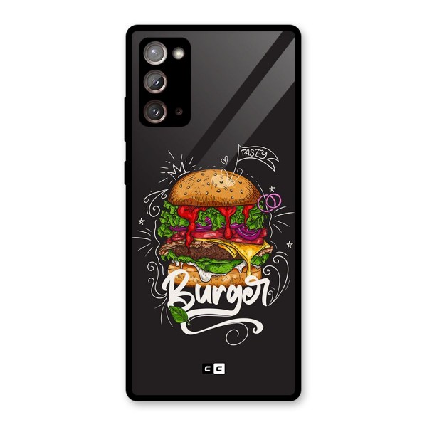 Burger Lover Glass Back Case for Galaxy Note 20