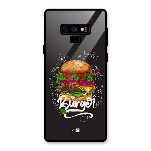 Burger Lover Glass Back Case for Galaxy Note 9