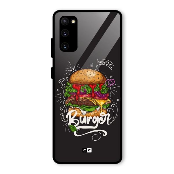 Burger Lover Glass Back Case for Galaxy S20 FE 5G