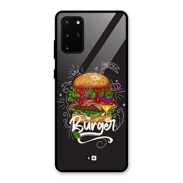 Burger Lover Glass Back Case for Galaxy S20 Plus