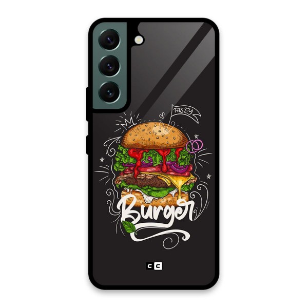 Burger Lover Glass Back Case for Galaxy S22 5G