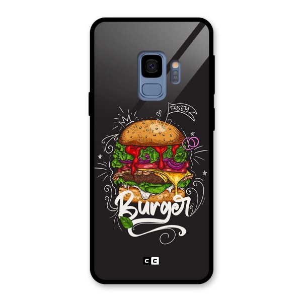 Burger Lover Glass Back Case for Galaxy S9