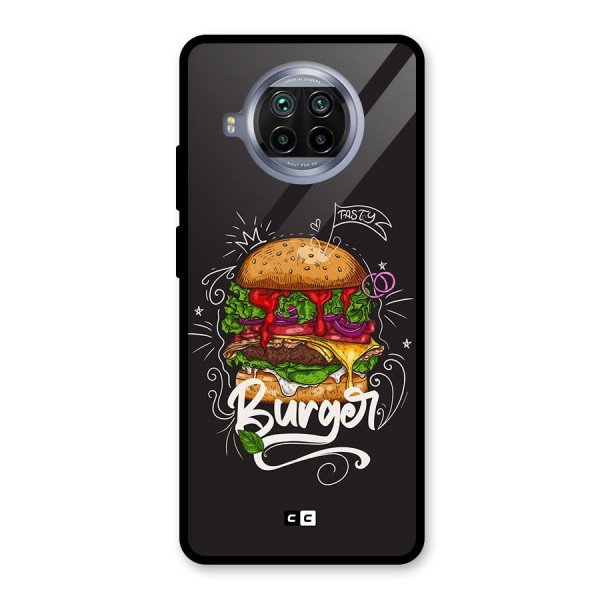 Burger Lover Glass Back Case for Mi 10i