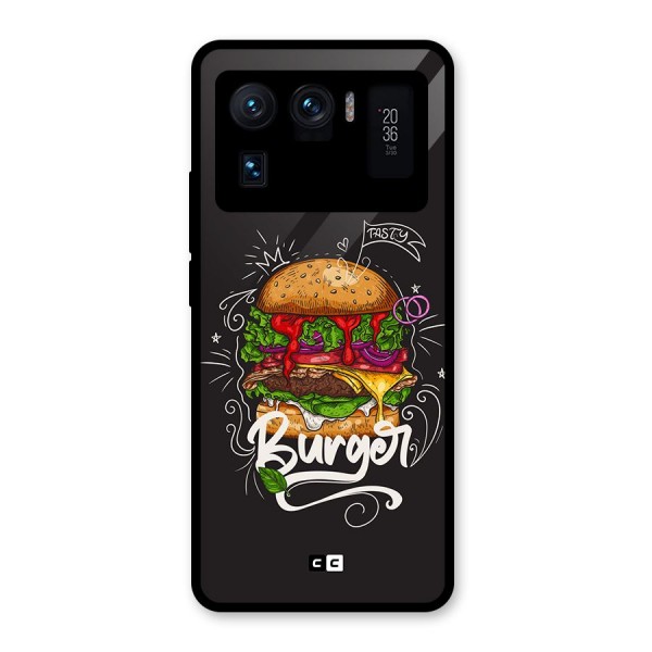 Burger Lover Glass Back Case for Mi 11 Ultra