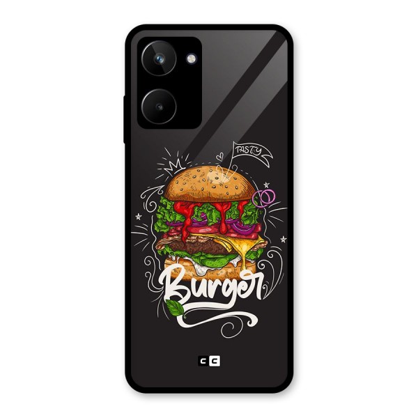 Burger Lover Glass Back Case for Realme 10