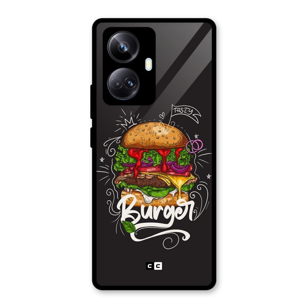 Burger Lover Glass Back Case for Realme 10 Pro Plus