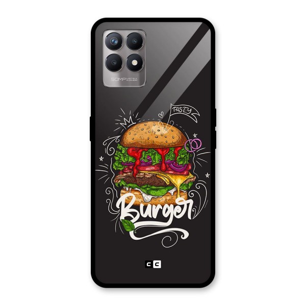 Burger Lover Glass Back Case for Realme 8i