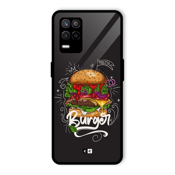 Burger Lover Glass Back Case for Realme 8s 5G