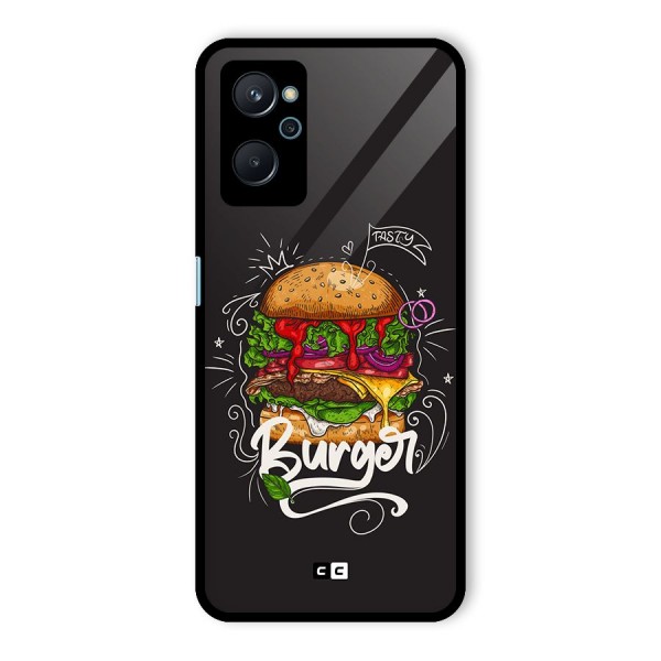 Burger Lover Glass Back Case for Realme 9i