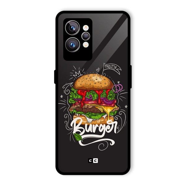 Burger Lover Glass Back Case for Realme GT2 Pro