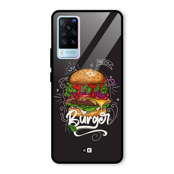 Burger Lover Glass Back Case for Vivo X60