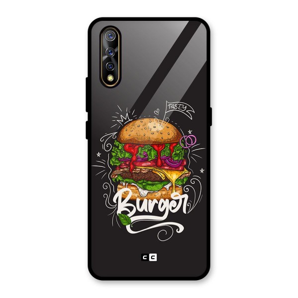 Burger Lover Glass Back Case for Vivo Z1x