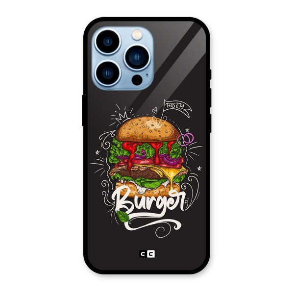 Burger Lover Glass Back Case for iPhone 13 Pro