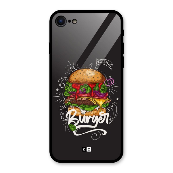 Burger Lover Glass Back Case for iPhone 8