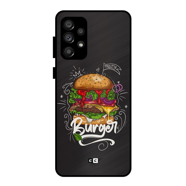 Burger Lover Metal Back Case for Galaxy A73 5G