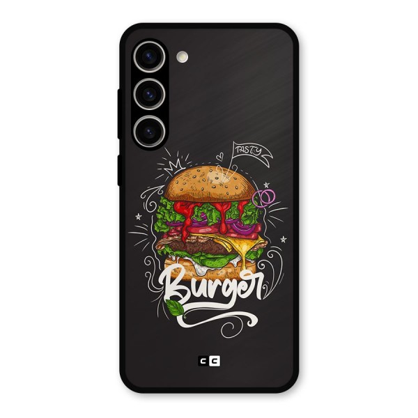 Burger Lover Metal Back Case for Galaxy S23 Plus