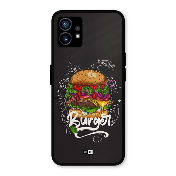 Burger Lover Metal Back Case for Nothing Phone 1