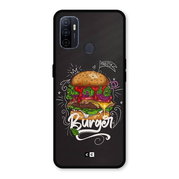 Burger Lover Metal Back Case for Oppo A53