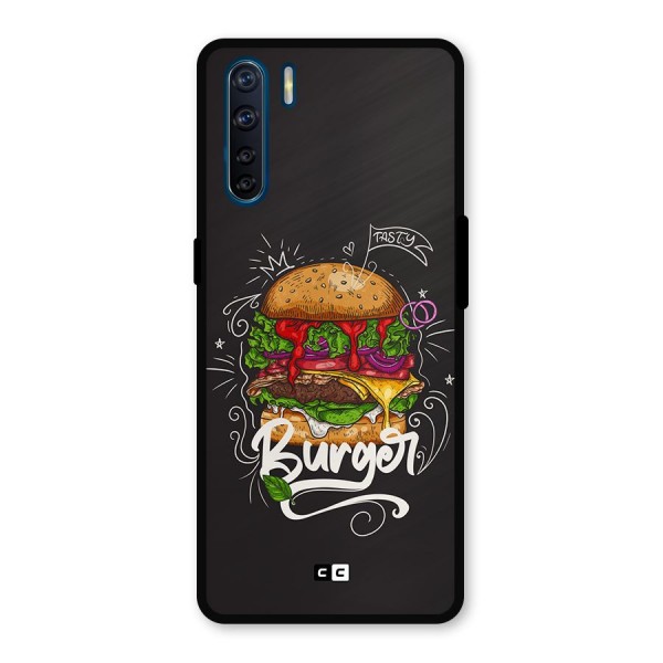 Burger Lover Metal Back Case for Oppo F15