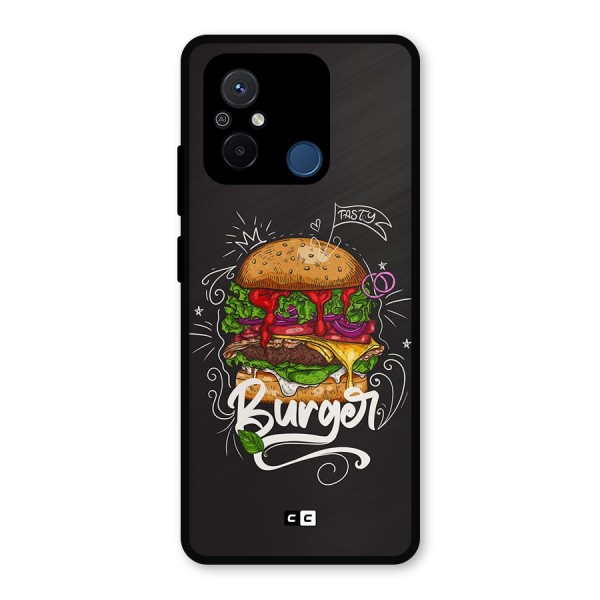 Burger Lover Metal Back Case for Poco C55