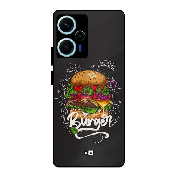 Burger Lover Metal Back Case for Poco F5