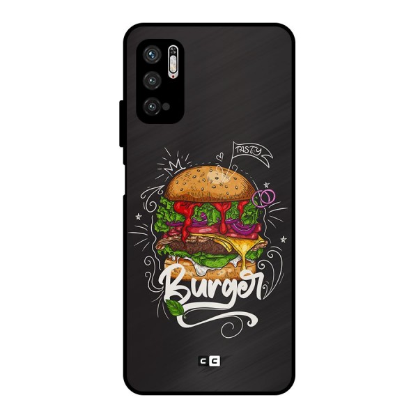 Burger Lover Metal Back Case for Poco M3 Pro 5G