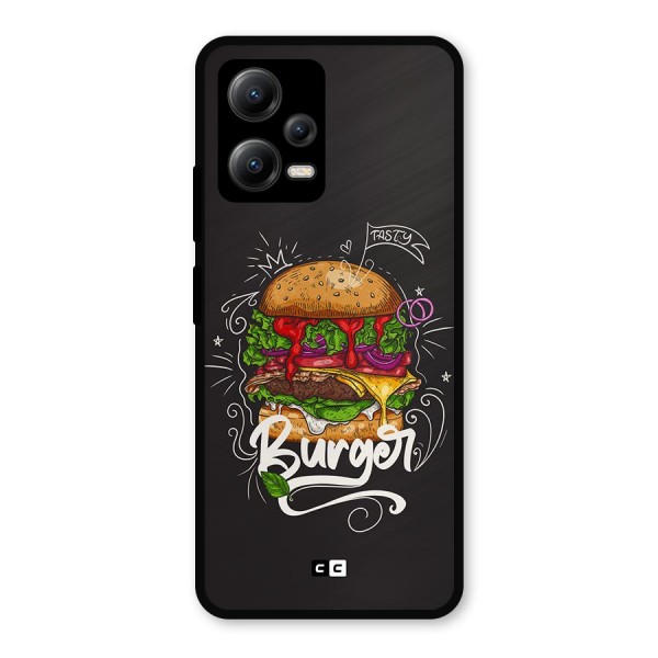 Burger Lover Metal Back Case for Poco X5