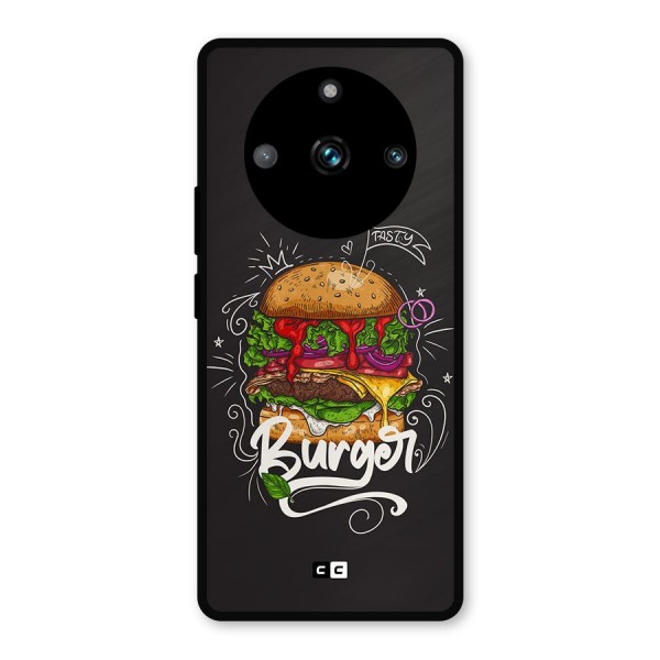 Burger Lover Metal Back Case for Realme 11 Pro Plus