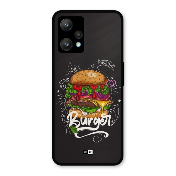 Burger Lover Metal Back Case for Realme 9