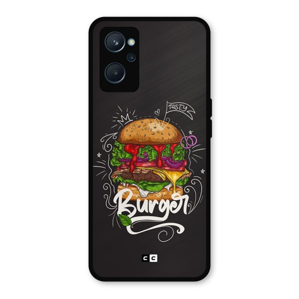 Burger Lover Metal Back Case for Realme 9i