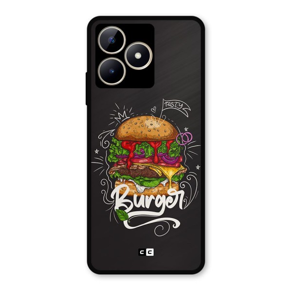 Burger Lover Metal Back Case for Realme Narzo N53