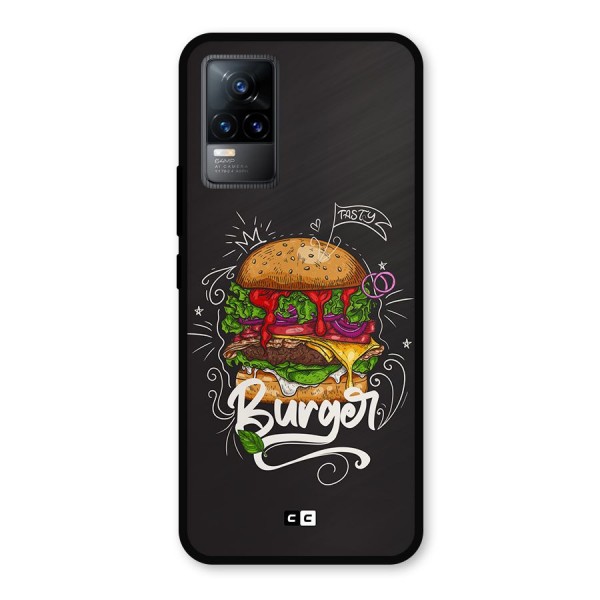 Burger Lover Metal Back Case for Vivo Y73